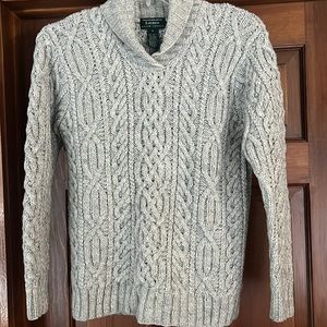 Ralph Lauren light gray sweater! Beautiful and perfect condition!